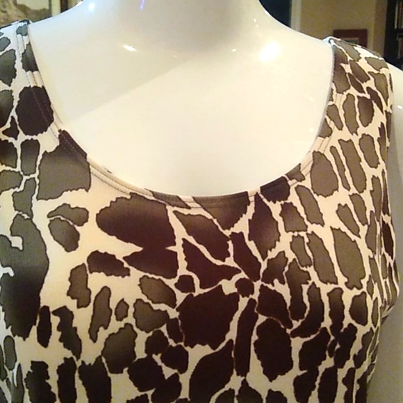 COPY - Additions By Chico's 1 Animal Print Tank Top - Picture 4 of 5